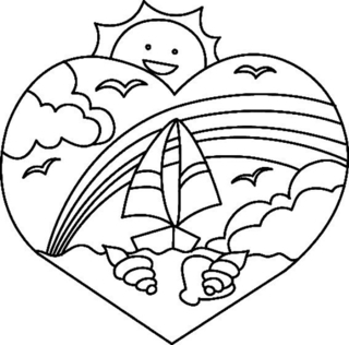 Paysage 01 - Coloriages divers - Coloriages - 10doigts.fr